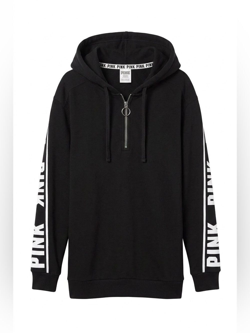 Victoria's Secret Pink Black and White Hoodie